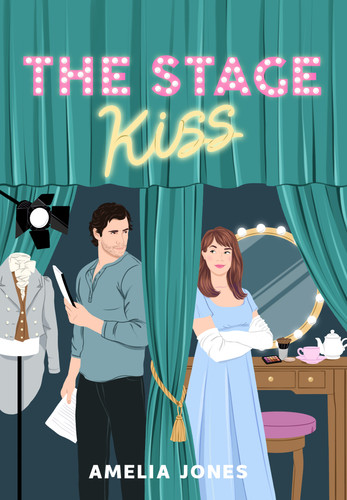The Stage Kiss: A Novel book cover by Amelia Jones