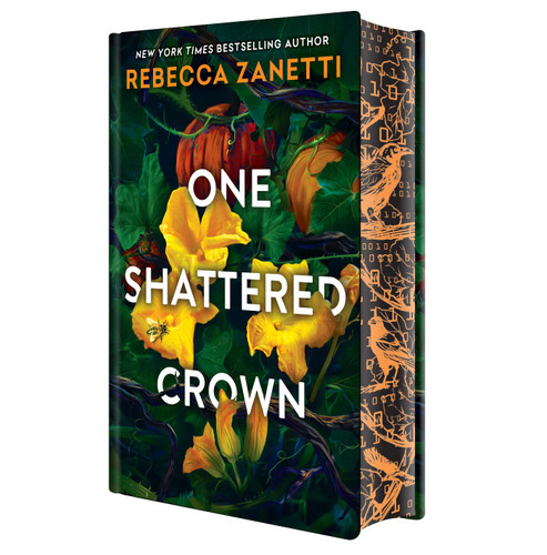 One Shattered Crown: Deluxe Limited Edition (Grimm Bargains) book cover by Rebecca Zanetti