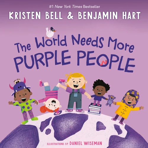 The World Needs More Purple People (My Purple World) book cover by Kristen Bell, Benjamin Hart