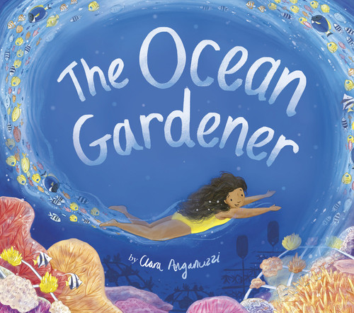The Ocean Gardener book cover by Clara Anganuzzi