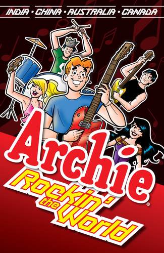 Archie: Rockin' the World (Archie & Friends All-Stars) book cover by Dan Parent