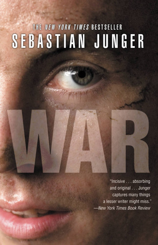 WAR book cover by Sebastian Junger