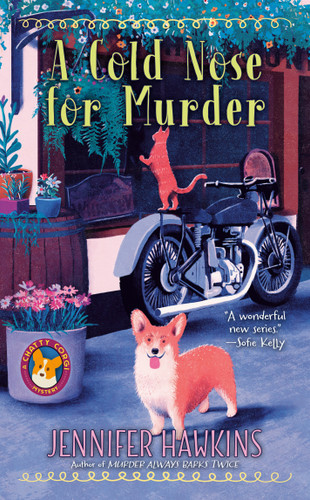 A Cold Nose for Murder (A Chatty Corgi Mystery) book cover by Jennifer Hawkins