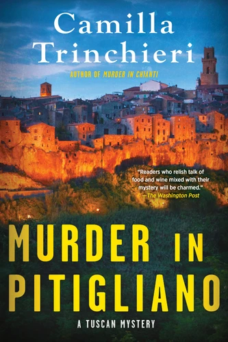 Murder in Pitigliano (A Tuscan Mystery) book cover by Camilla Trinchieri