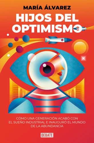 Hijos del optimismo / Children of Optimism book cover by MARÍA ÁLVAREZ