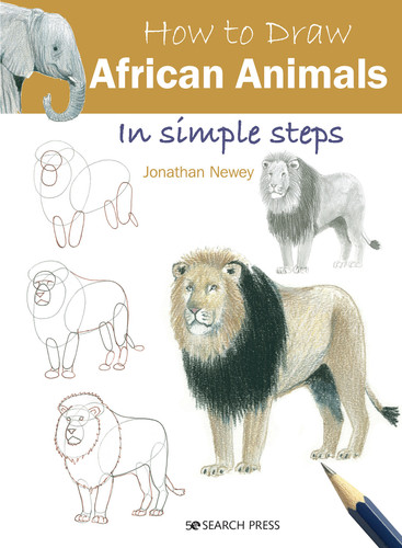 How to Draw African Animals in simple steps (How to Draw) book cover by Jonathan Newey