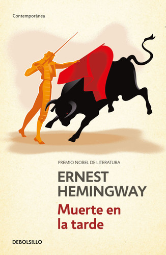 Muerte en la tarde / Death in the Afternoon book cover by Ernest Hemingway