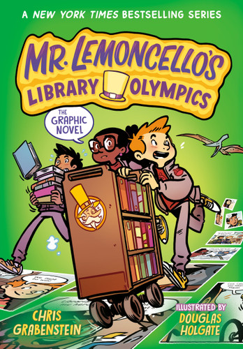 Mr. Lemoncello's Library Olympics: The Graphic Novel (Mr. Lemoncello's Library) book cover by Chris Grabenstein