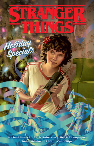 Stranger Things Holiday Specials (Graphic Novel) book cover by Michael Moreci, Chris Roberson, Keith Champagne