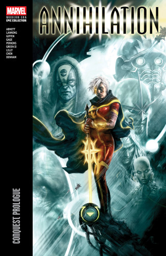 Annihilation Modern Era Epic Collection: Conquest Prologue book cover by Dan Abnett, Andy Lanning