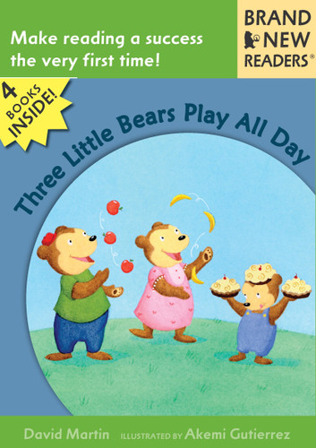 Three Little Bears Play All Day: Brand New Readers (Brand New Readers) book cover by David Martin