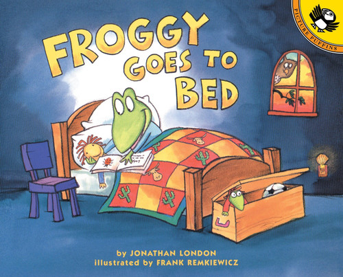 Froggy Goes to Bed (Froggy) book cover by Jonathan London
