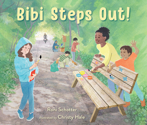 Bibi Steps Out! book cover by Roni Schotter