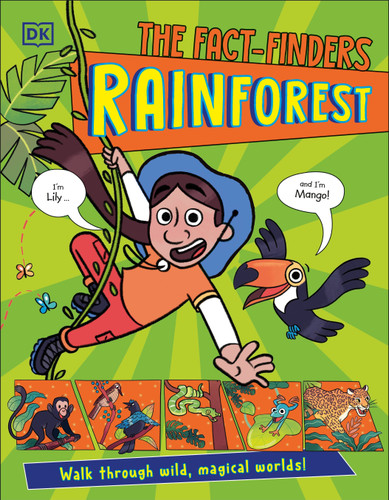 The Fact-Finders Rainforest: Walk Through Wild, Magical Worlds! (The Fact-Finders) book cover by DK