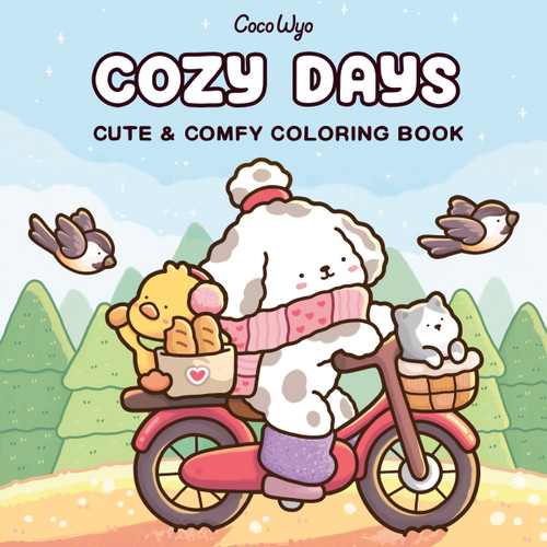 Cozy Days: Coloring Book for Adults and Kids (Cozy Spaces Coloring) book cover by Coco Wyo
