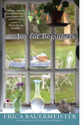 Joy for Beginners book cover by Erica Bauermeister