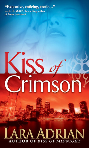 Kiss of Crimson (Midnight Breed) book cover by Lara Adrian