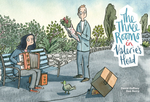 The Three Rooms in Valerie's Head book cover by David Gaffney
