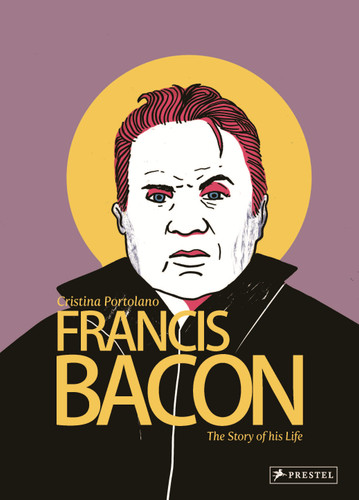 Francis Bacon Graphic Novel book cover by Cristina Portolano