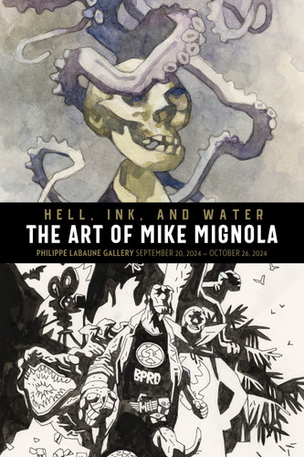 Hell, Ink & Water: The Art of Mike Mignola book cover by Mike Mignola
