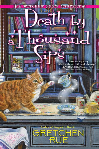 Death by a Thousand Sips (A Witches' Brew Mystery) book cover by Gretchen Rue