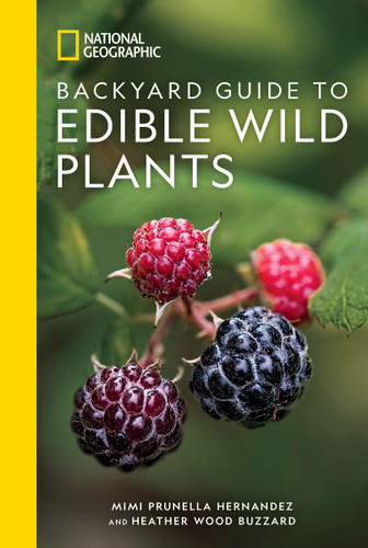 National Geographic Backyard Guide to Edible Wild Plants (National Geographic Backyard Guides) book cover by Mimi Prunella Hernandez, Heather Wood Buzzard