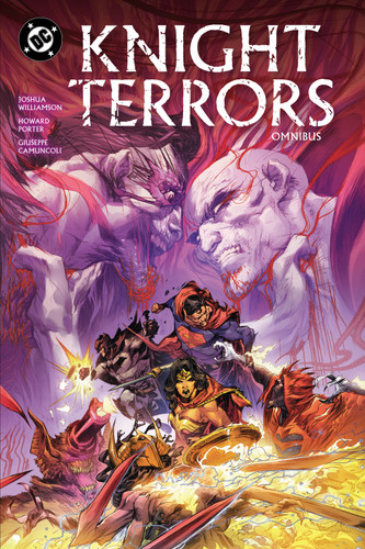 Knight Terrors Omnibus book cover by Joshua Williamson