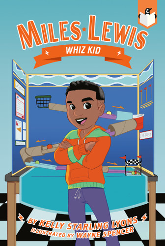 Whiz Kid #2 (Miles Lewis) book cover by Kelly Starling Lyons