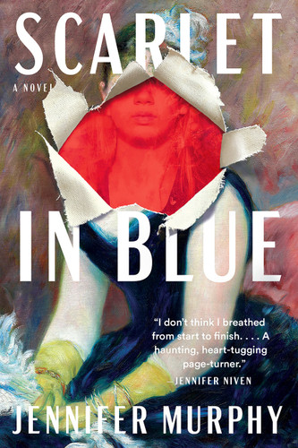 Scarlet in Blue: A Novel book cover by Jennifer Murphy