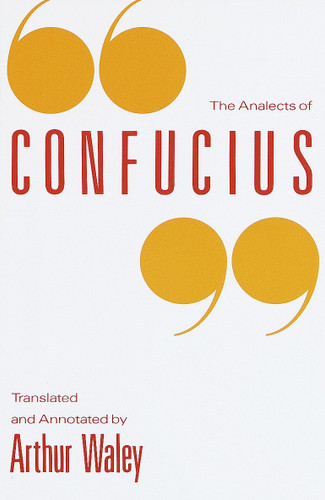 The Analects of Confucius book cover by Arthur Waley
