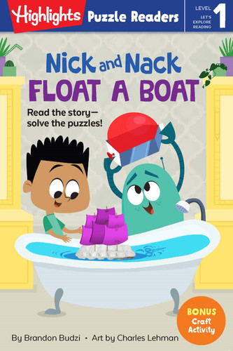 Nick and Nack Float a Boat (Highlights Puzzle Readers) book cover by Brandon Budzi