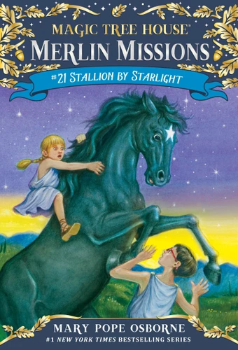 Stallion by Starlight (Magic Tree House Merlin Mission) book cover by Mary Pope Osborne