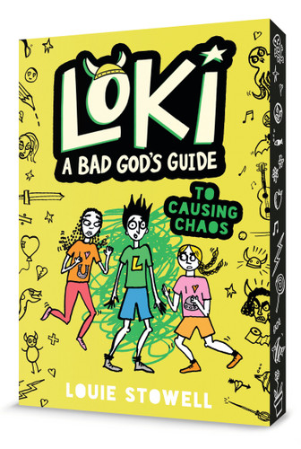 Loki: A Bad God's Guide to Causing Chaos (Loki: A Bad God's Guide) book cover by Louie Stowell