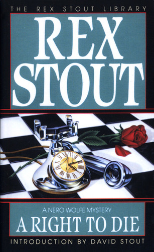 A Right to Die (Nero Wolfe) book cover by Rex Stout