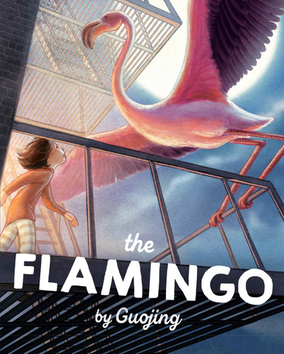 The Flamingo: A Graphic Novel Chapter Book book cover by Guojing