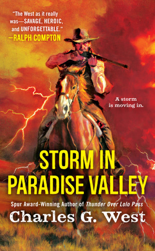 Storm in Paradise Valley book cover by Charles G. West