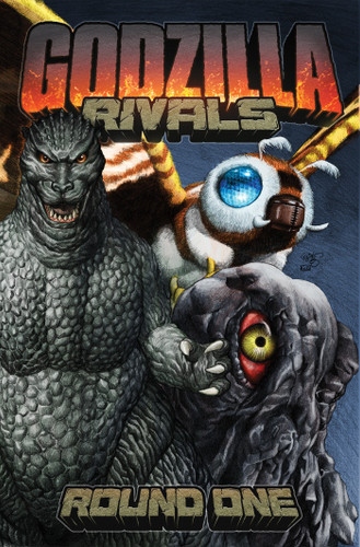 Godzilla Rivals: Round One (Godzilla Rivals) book cover by Paul Allor, Mary Kenney, Adam Gorham, Rosie  Knight