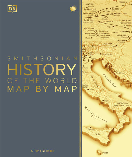 History of the World Map by Map (DK History Map by Map) book cover by DK