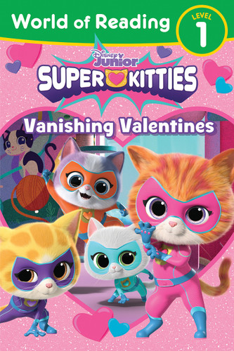 World of Reading: Super Kitties: Vanishing Valentines (World of Reading) book cover by Annie Auerbach