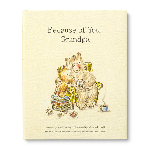 Because of You, Grandpa (Because of You) book cover by Kobi Yamada