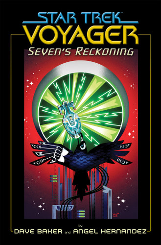 Star Trek: Voyager: Seven's Reckoning book cover by Dave Baker