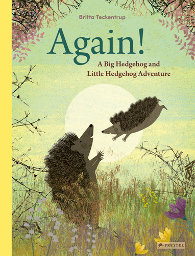 Again!: A Big Hedgehog and Little Hedgehog Adventure book cover by Britta Teckentrup