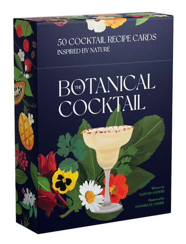 The Botanical Cocktail Deck of Cards: 50 Cocktail Recipe Cards Inspired by Nature book cover by Elouise Anders