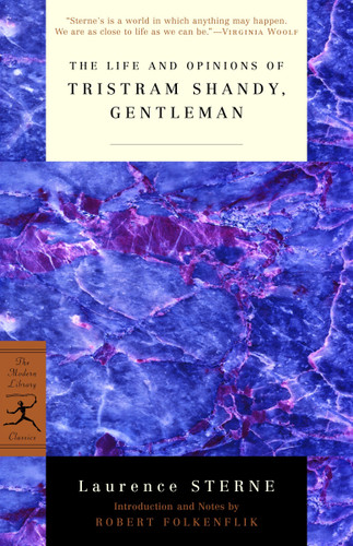The Life and Opinions of Tristram Shandy, Gentleman (Modern Library Classics) book cover by Laurence Sterne
