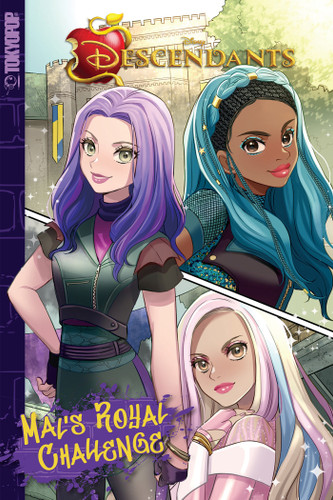 Disney Manga: Descendants - Mal's Royal Challenge book cover by Jason Muell