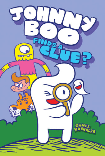 Johnny Boo Finds a Clue (Johnny Boo Book 11) (Johnny Boo) book cover by James Kochalka