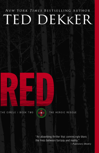 Red book cover by Ted Dekker