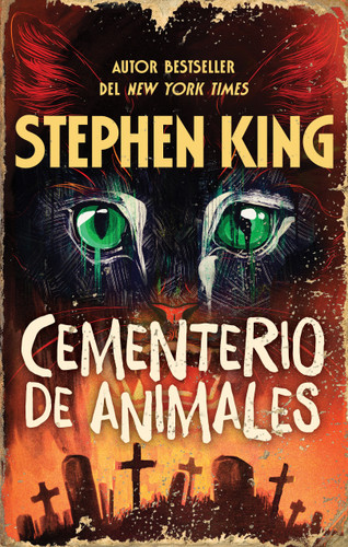 Cementerio de animales / Pet Sematary book cover by Stephen King