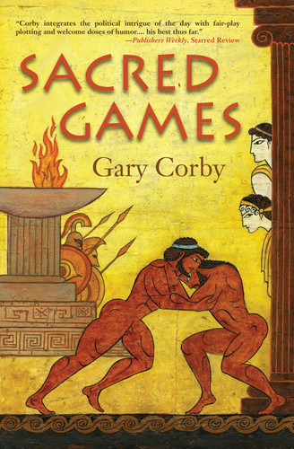 Sacred Games (An Athenian Mystery) book cover by Gary Corby