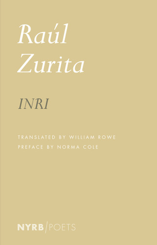 INRI (NYRB Poets) book cover by Raúl Zurita